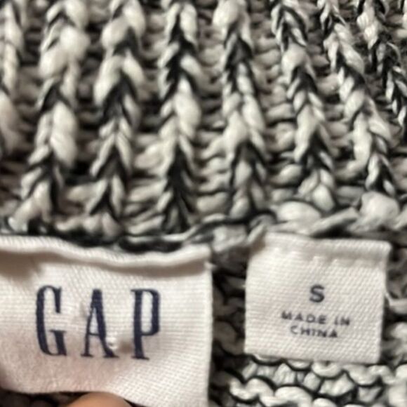 Gap Marled Sleeveless Mock Turtleneck Sweater Size Small - Picture 7 of 8